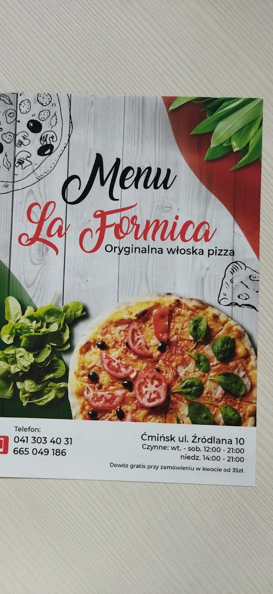 Menu Pizzeria La Formica-3